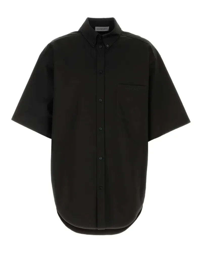 Balenciaga Hemd im Oversized-Look - Schwarz Schwarz