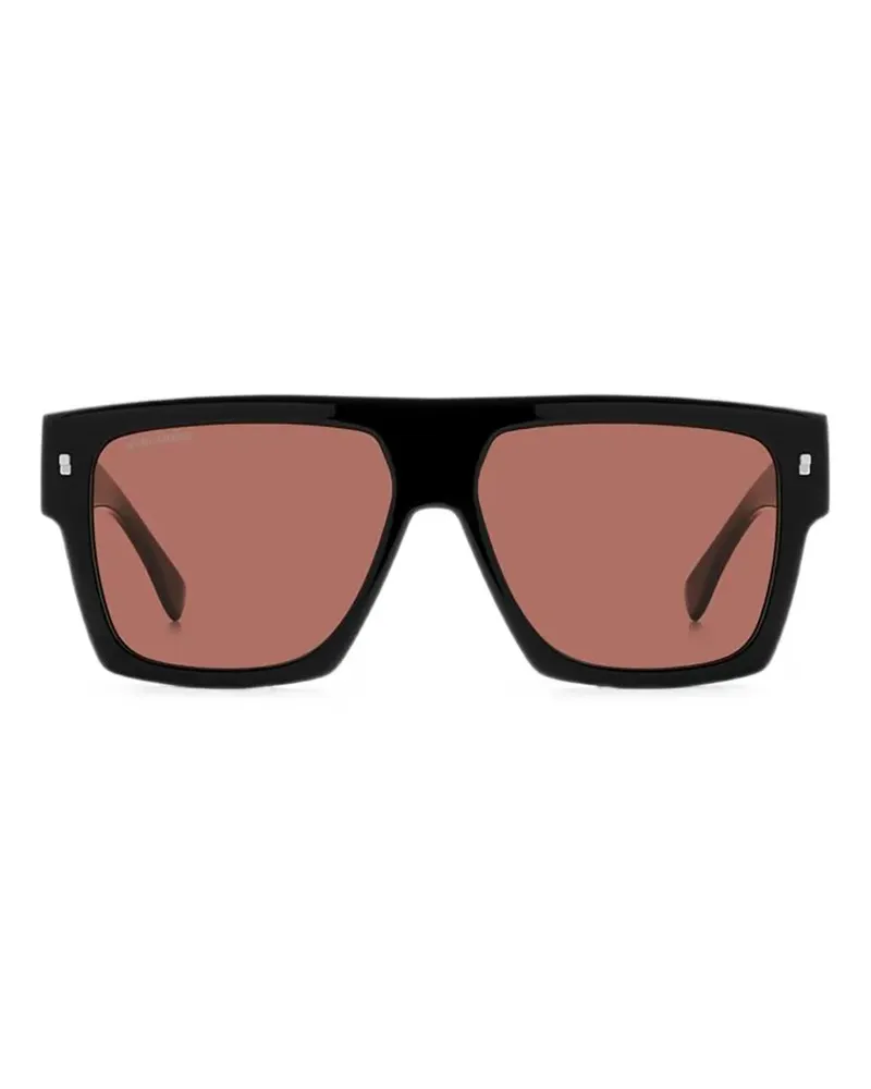 Dsquared2 ICONique square-frame sunglasses - Schwarz Schwarz