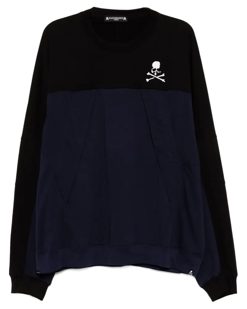 Mastermind World Sweatshirt mit Logo-Print - Schwarz Schwarz