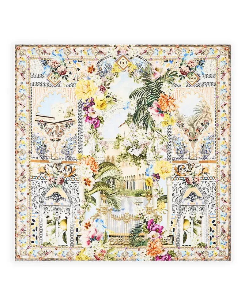 Camilla Eckiger The Architects of Alcázar Schal mit Kristallen - Nude Nude