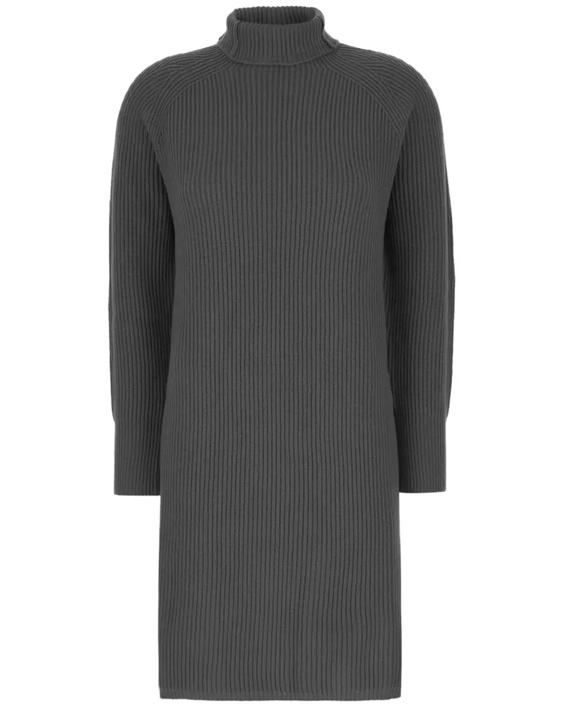 Max Mara Ebridi Midikleid - Grau Grau
