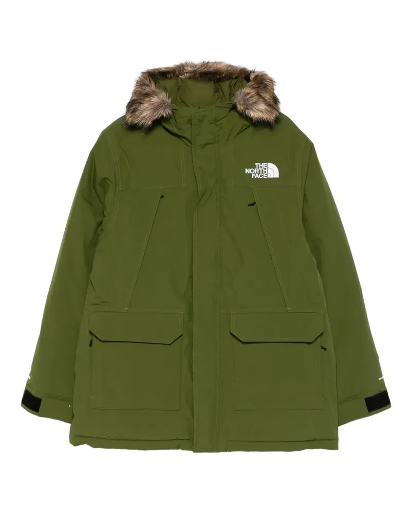 The North Face Kapuzenjacke aus Faux Fur - Grün Grün