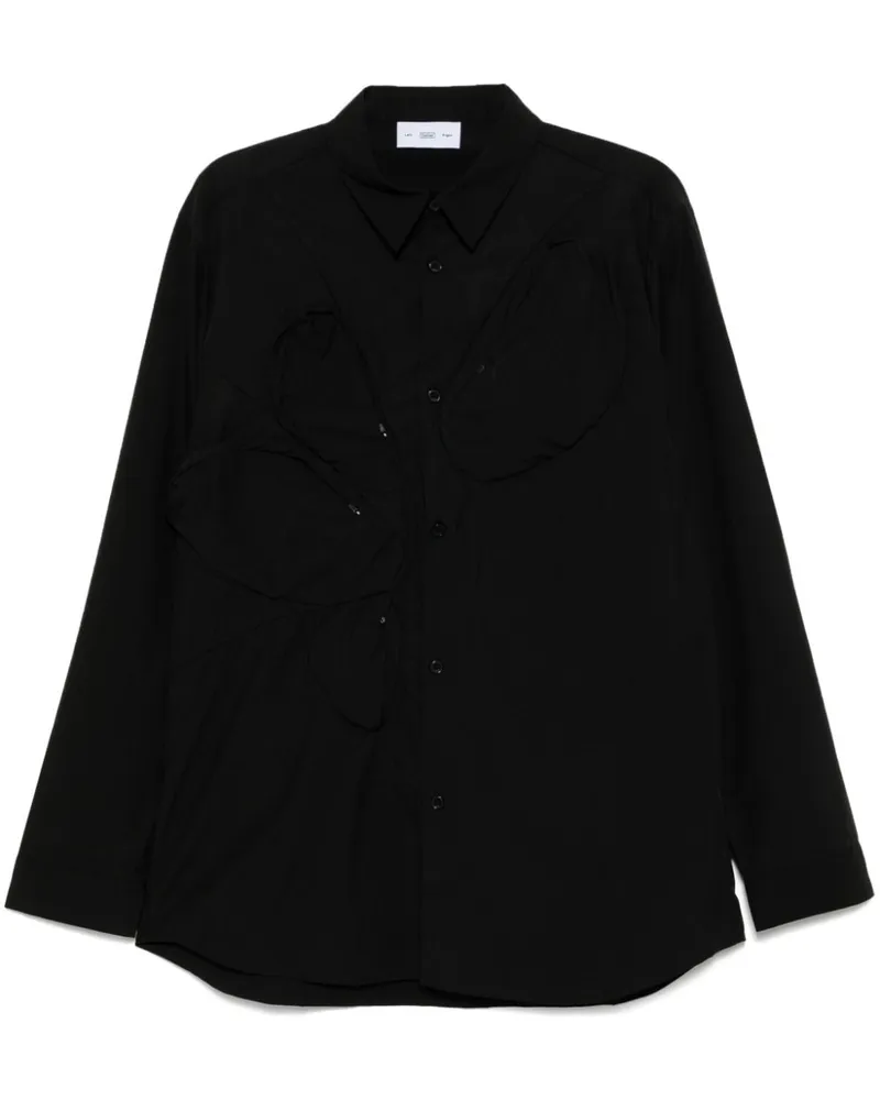 Post Archive Faction Hemd mit mehreren Taschen - Schwarz Schwarz