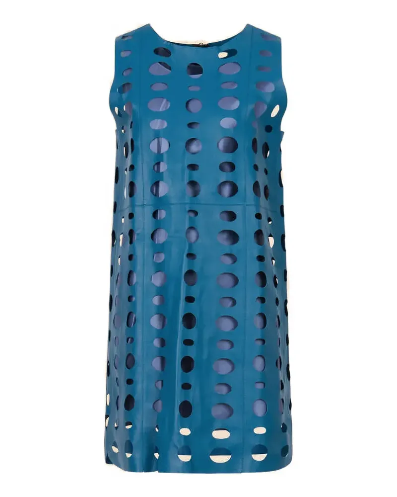 Marni Ärmelloses Minikleid mit Cut-Out - Blau Blau