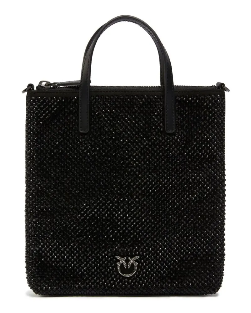 Pinko Handtasche mit Strass - Schwarz Schwarz