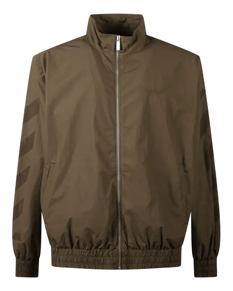 OFF-WHITE Diagonal Bomberjacke - Braun Braun