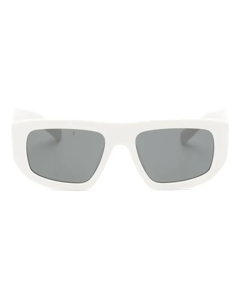 Prada Symbole rectangle-frame sunglasses - Nude Nude