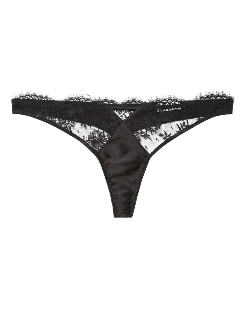 Fleur Du Mal Frankie Slip - Schwarz Schwarz