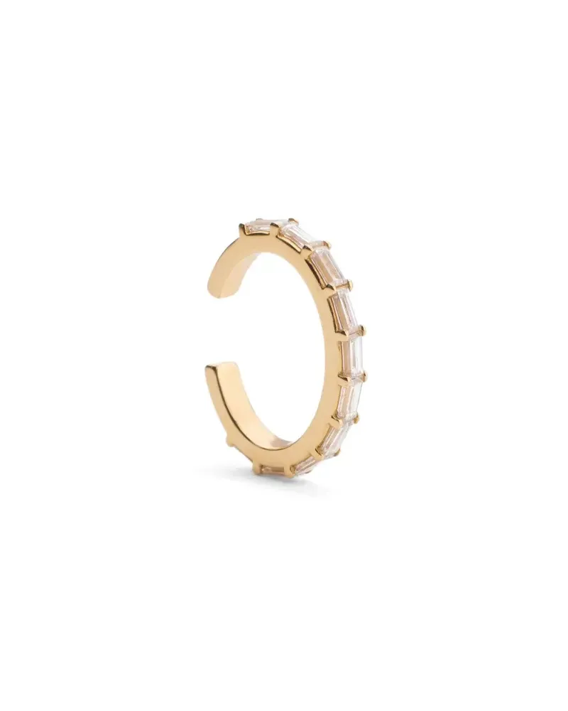 WHITE BIRD 18kt Helena Ear Cuff aus Gelbgold mit Diamant Gold