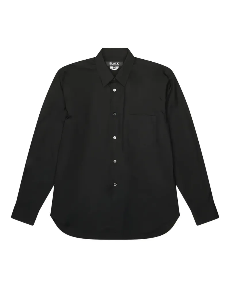 Comme des Garçons patch-pocket shirt - Schwarz Schwarz