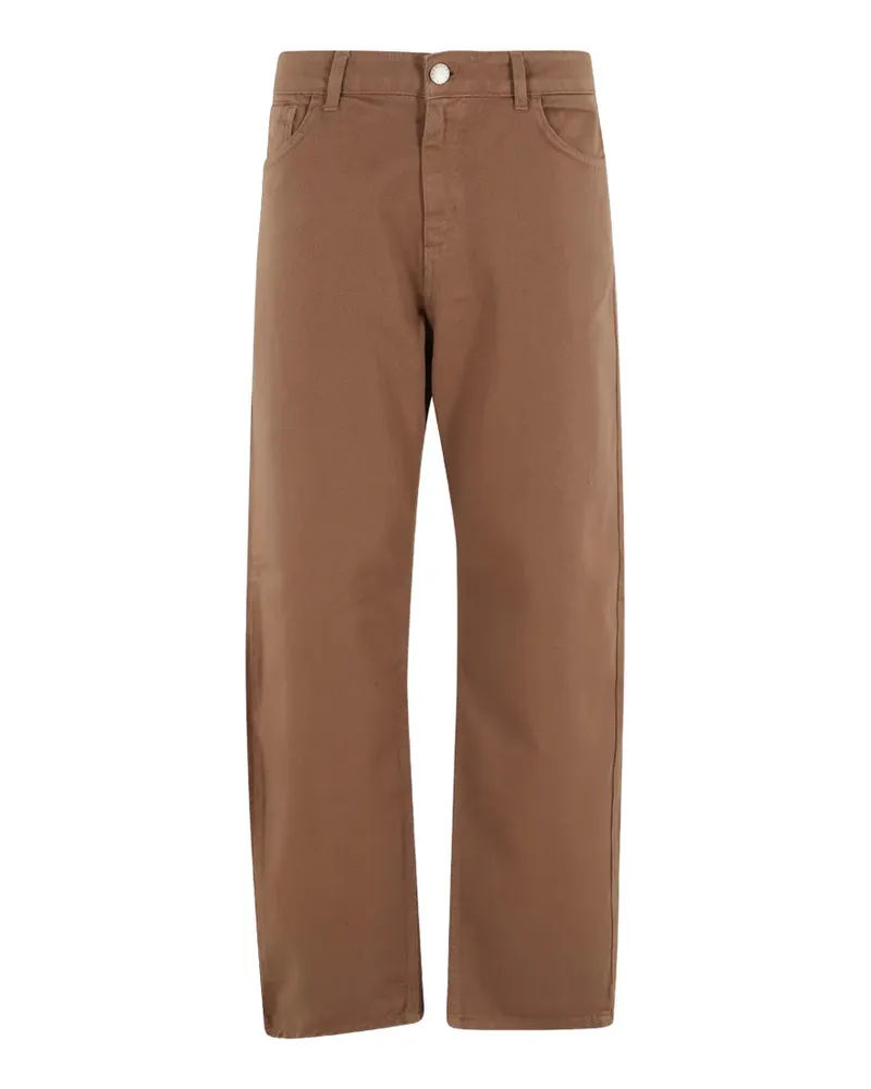 Federica Tosi Klassische Tapered-Jeans - Braun Braun