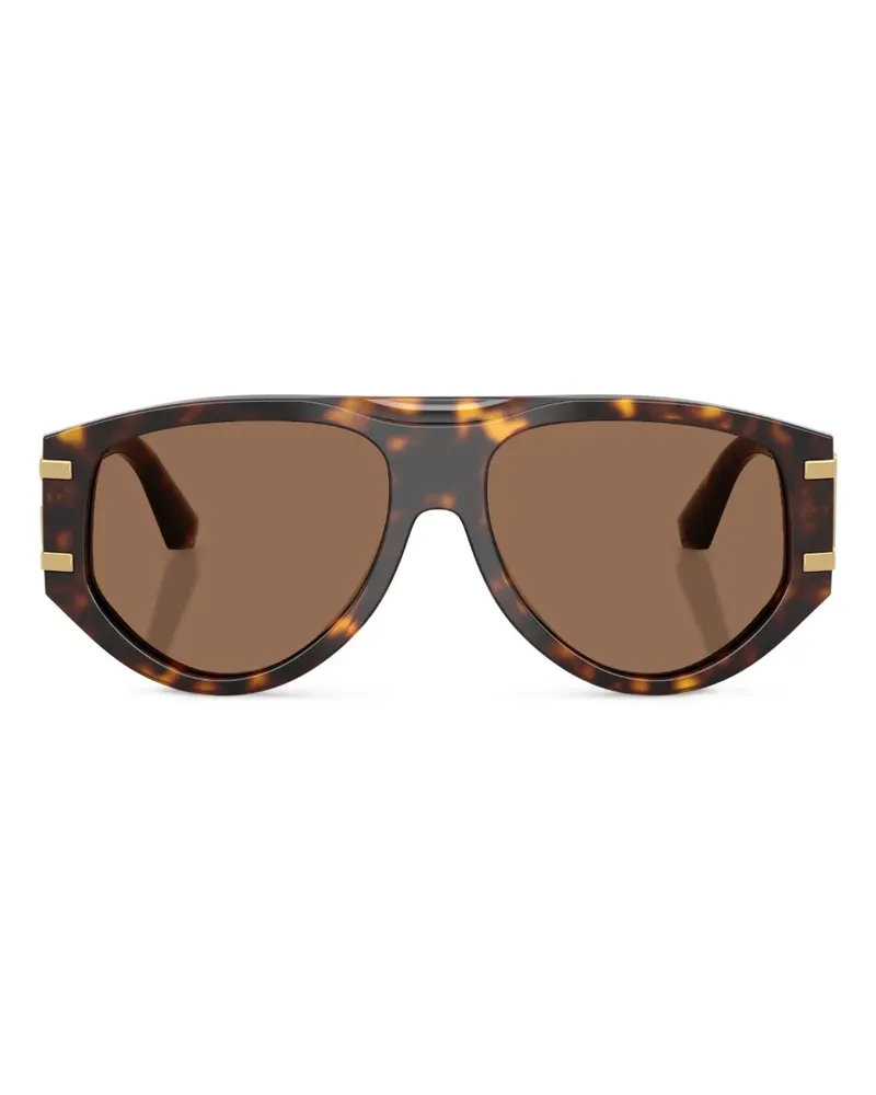 Dolce & Gabbana Sonnenbrille in Schildpattoptik - Braun Braun