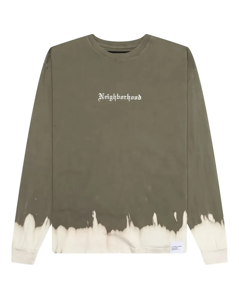 Neighborhood Savage Sweatshirt mit Totenkopf-Print - Grün Grün