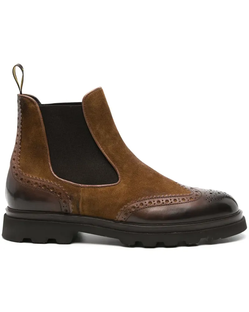 Doucal´s Chelsea-Boots aus gebürstetem Wildleder - Braun Braun