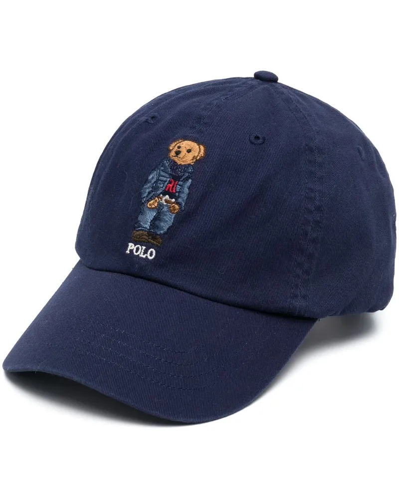 Ralph Lauren Baseballkappe mit Polo Bear-Stickerei - Blau Blau