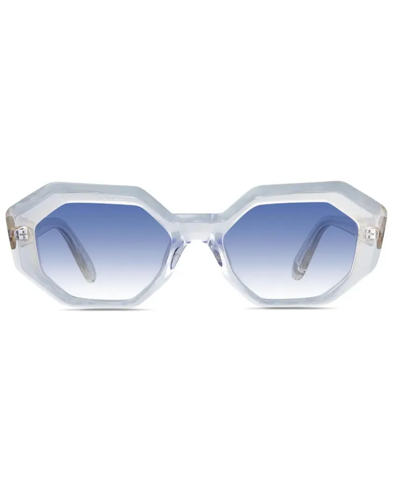 Garrett Leight Jacqueline Sonnenbrille mit geometrischem Gestell - Nude Nude
