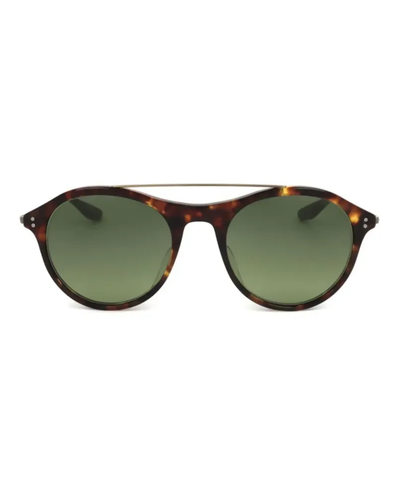 Barton Perreira Sonnenbrille mit rundem Gestell - Braun Braun