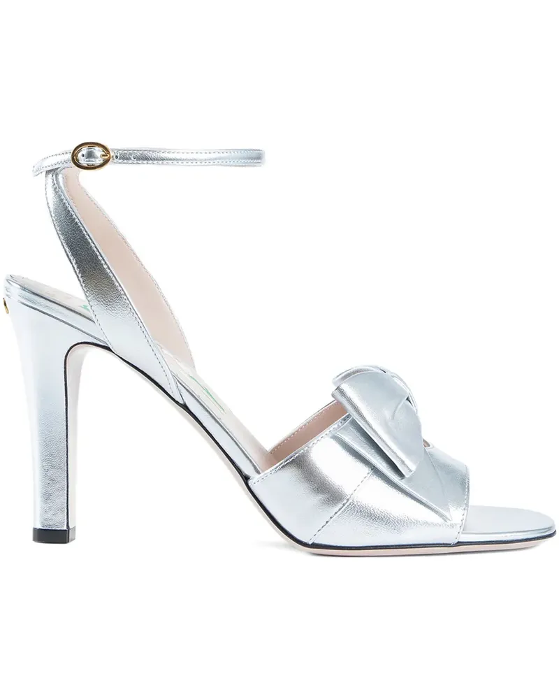 Valentino Garavani Bowow Sandalen 95mm - Silber Silber