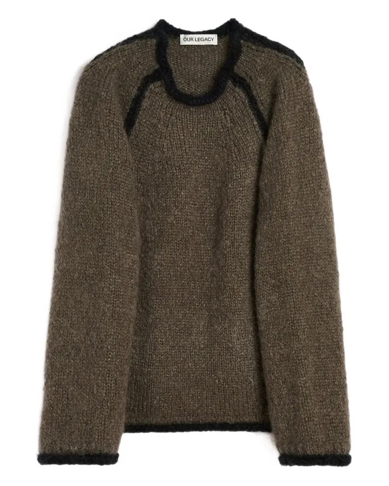 Our Legacy Rider Pullover mit rundem Ausschnitt - Braun Braun