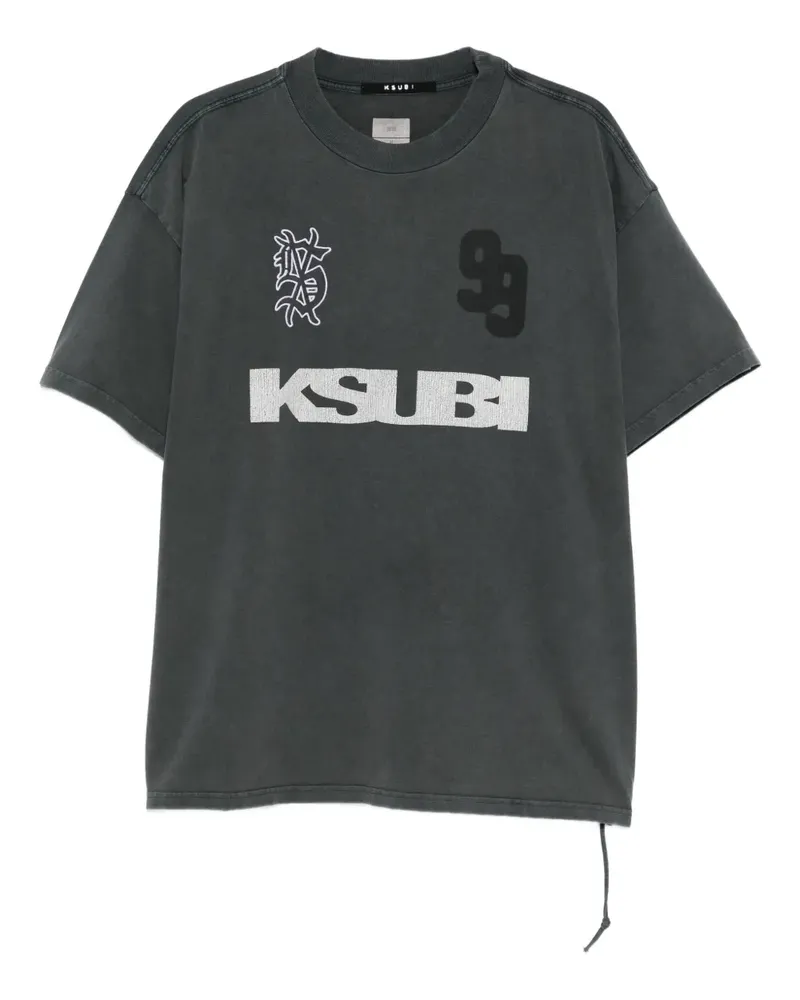 ksubi Rugged Ekcess T-Shirt - Grau Grau