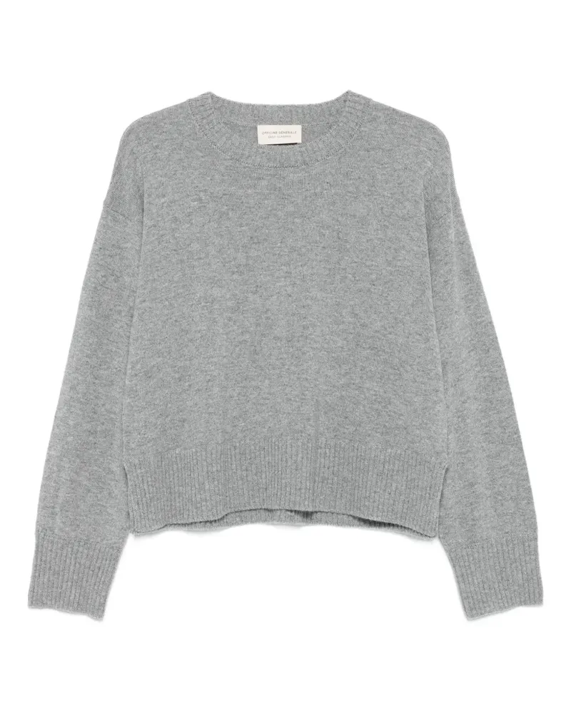 Officine Generale Klassischer Kaschmirpullover - Grau Grau