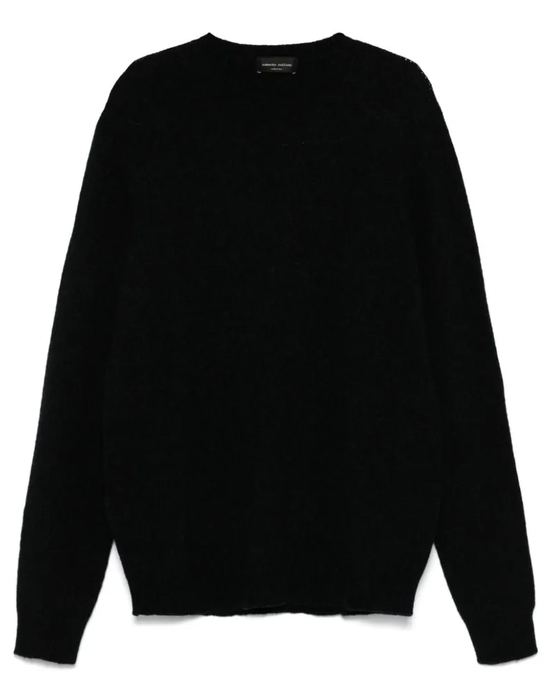 Roberto Collina Klassischer Pullover Schwarz