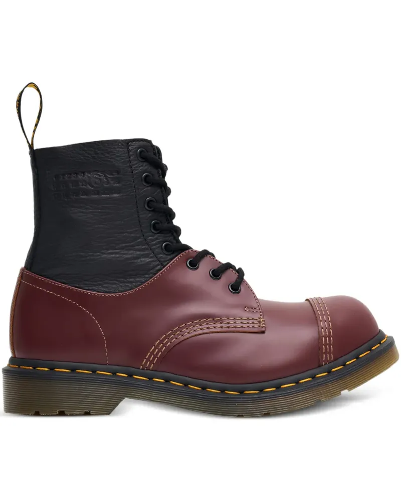 Dr.Martens x MM6 Maison Margiela 1460 Twisted and Reimagined Lederstiefel - Rot Rot