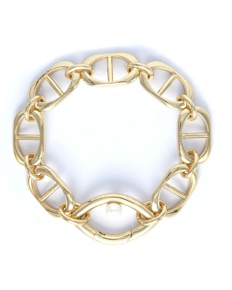 CAPSULE ELEVEN Eye Opener Capsule Kettenarmband - Gold Gold