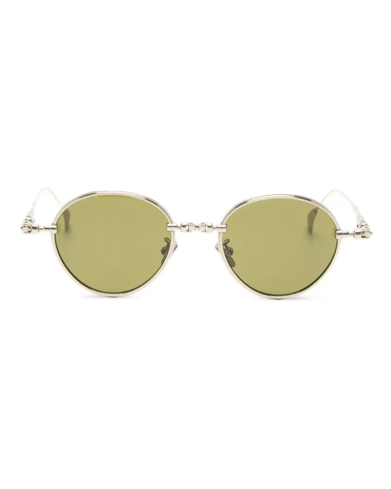 KUBORAUM Sonnenbrille mit rundem Gestell - Gold Gold
