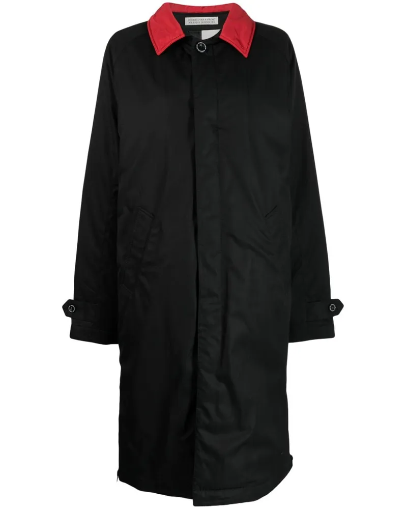 Undercover x FRGMT Parka mit Logo-Print - Schwarz Schwarz