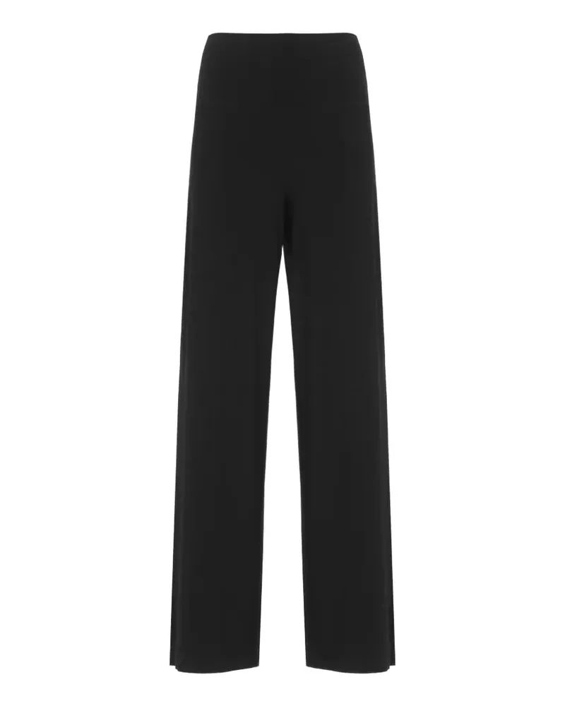 Norma Kamali straight-leg trousers - Schwarz Schwarz