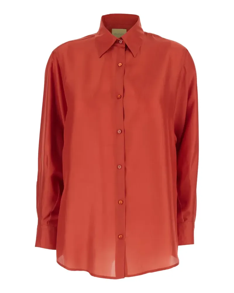 Momoni Hemd mit Knopfleiste - Orange Orange