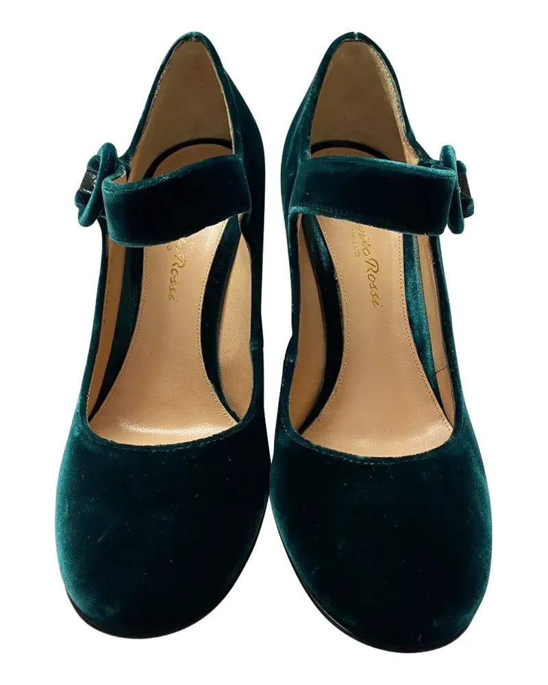 Gianvito Rossi Lorraine velvet pumps - Grün Grün