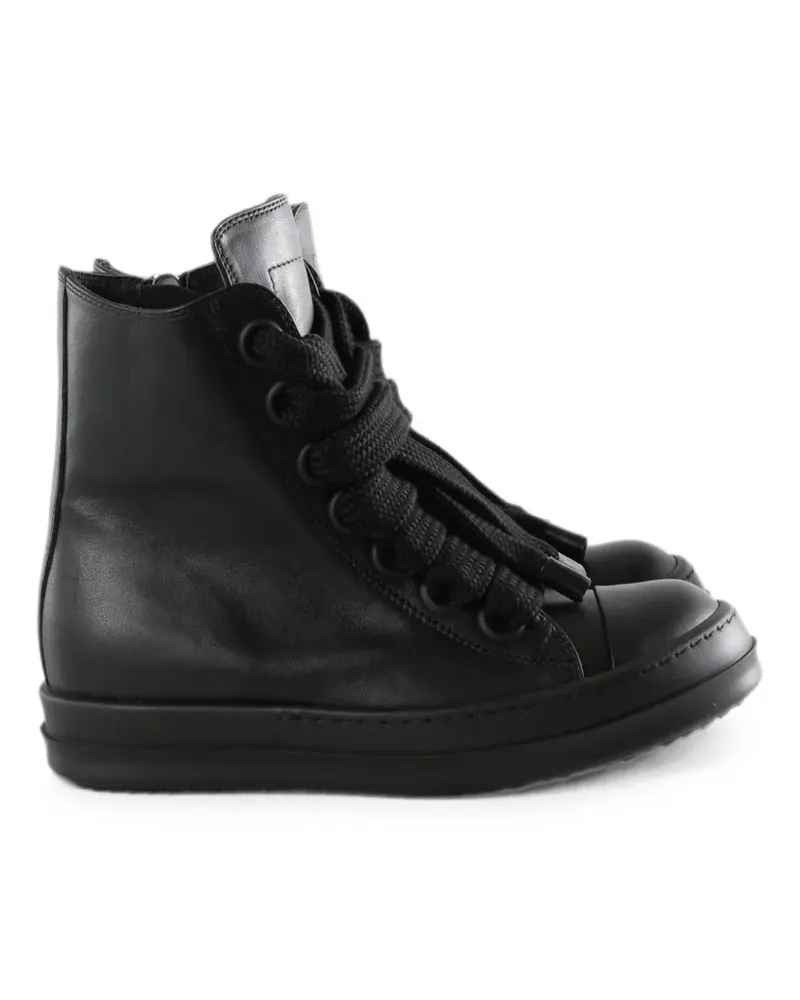 Rick Owens Jumbolace High-Top-Sneakers - Schwarz Schwarz