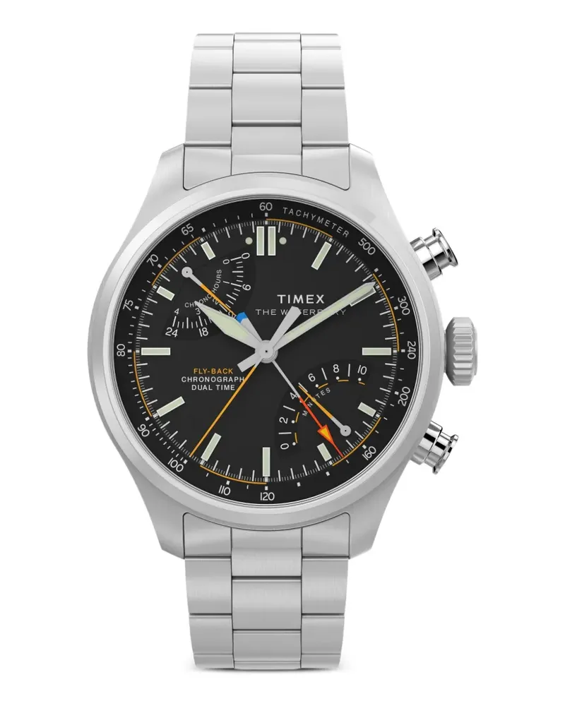 Timex Waterbury Ace Fly-Back Armbanduhr 43mm - Schwarz Schwarz