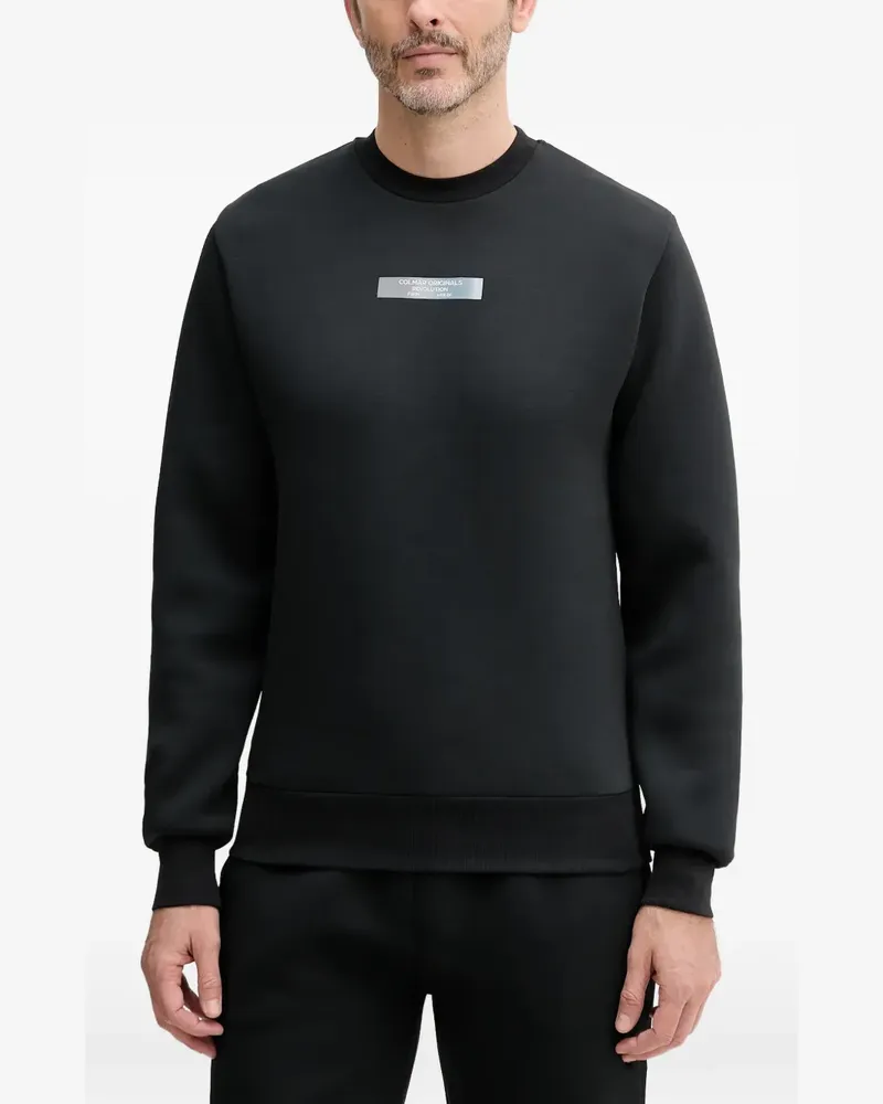 Colmar crew-neck appliqué sweatshirt - Schwarz Schwarz
