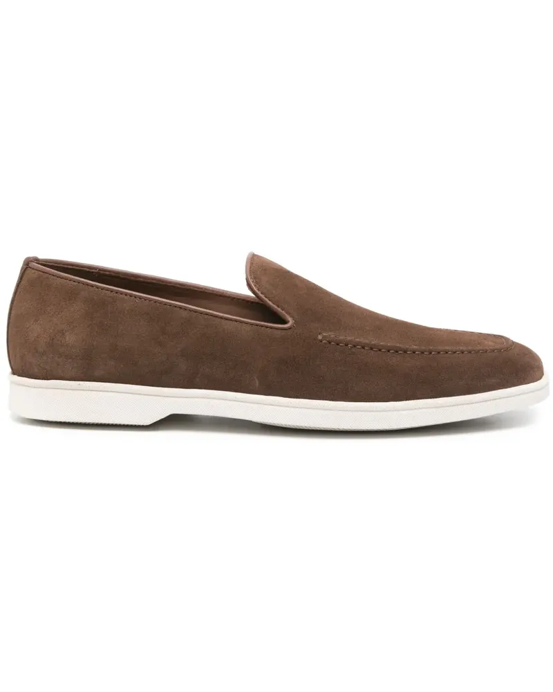 Peserico Loafer aus Wildleder - Braun Braun