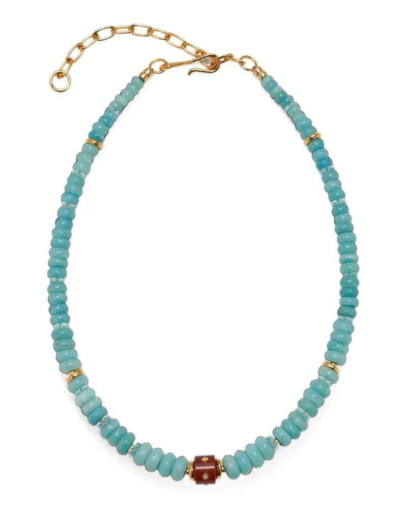Lizzie Fortunato Hidden Stone beaded necklace - Blau Blau