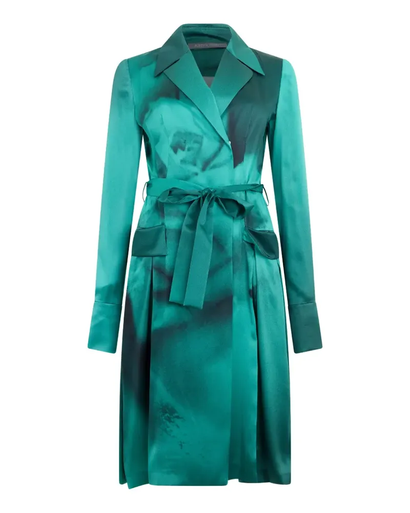 Alberta Ferretti Gewickeltes Kleid - Grün Grün