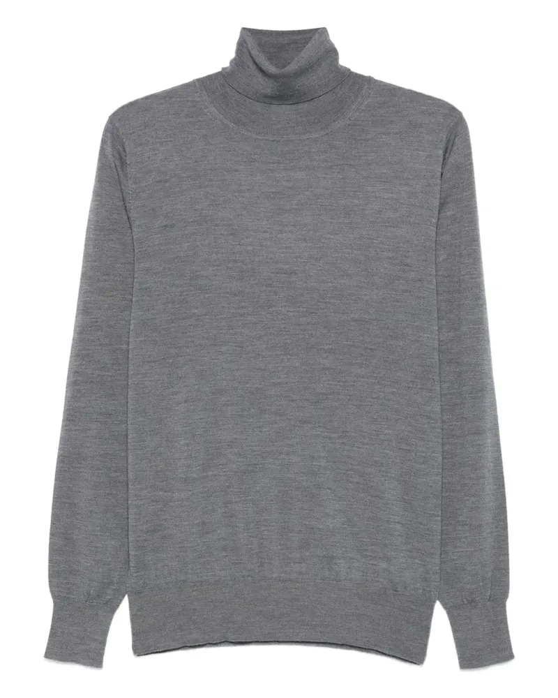 ASPESI Pullover mit Rollkragen - Grau Grau