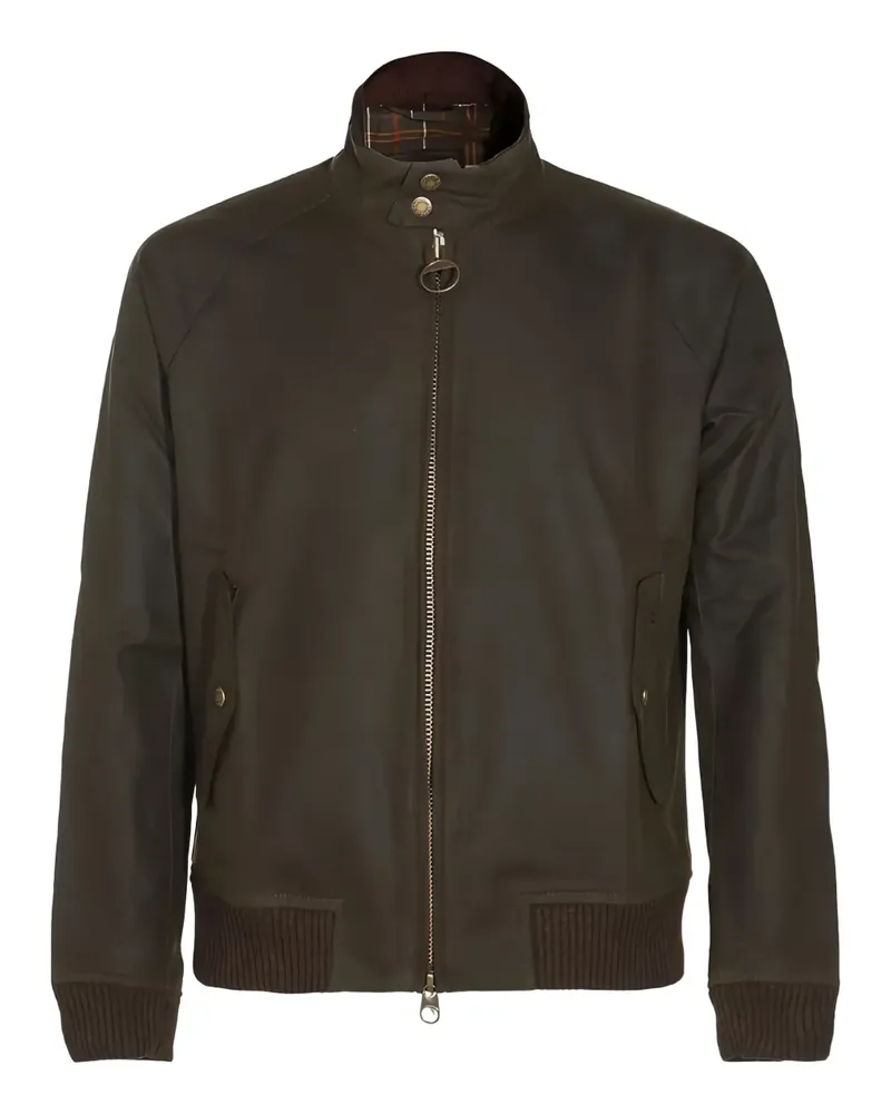 Baracuta x BARBOUR gerippte Jacke mit Reißverschluss - Grün Grün