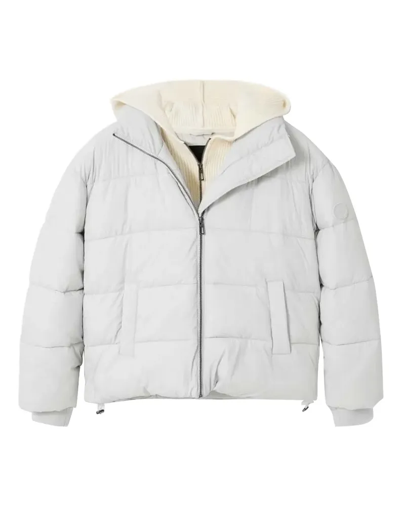 Desigual Steppjacke im Layering-Look - Grau Grau