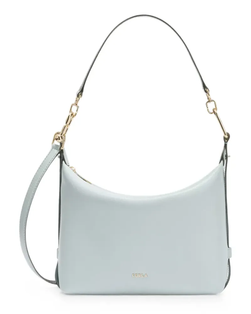 Furla Clutch aus Leder - Blau Blau