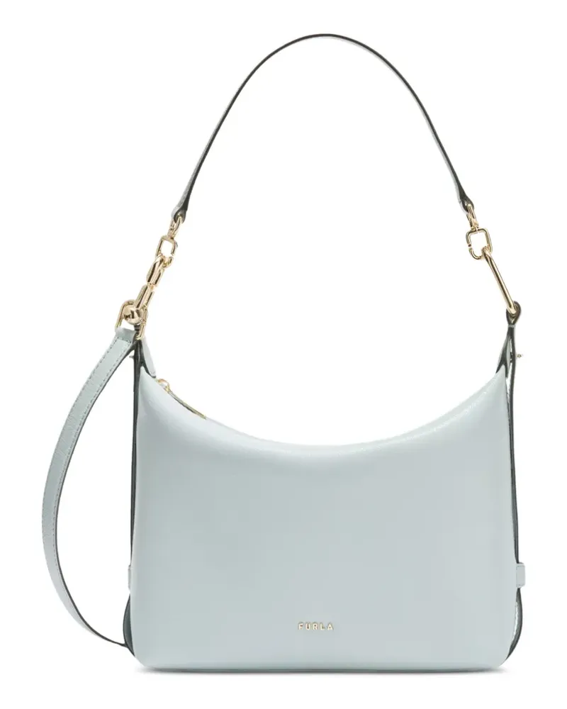 Furla Clutch aus Leder - Blau Blau