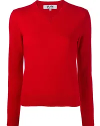 Comme des Garçons Klassischer Pullover Rot