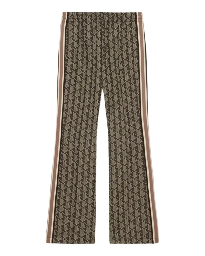 Lacoste side-stripe monogram track pants - Braun Braun
