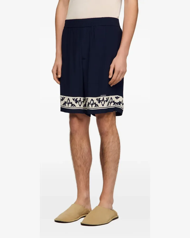 Sandro Shorts mit Reißverschluss - Blau Blau