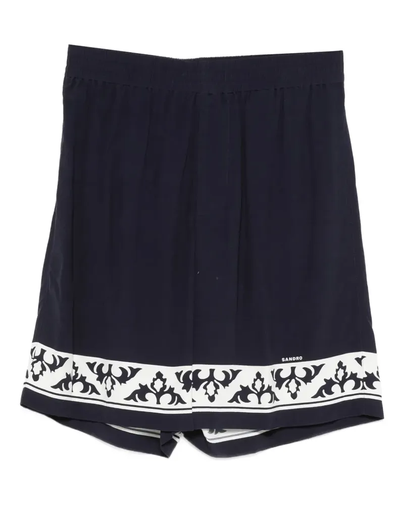 Sandro Shorts mit Reißverschluss - Blau Blau