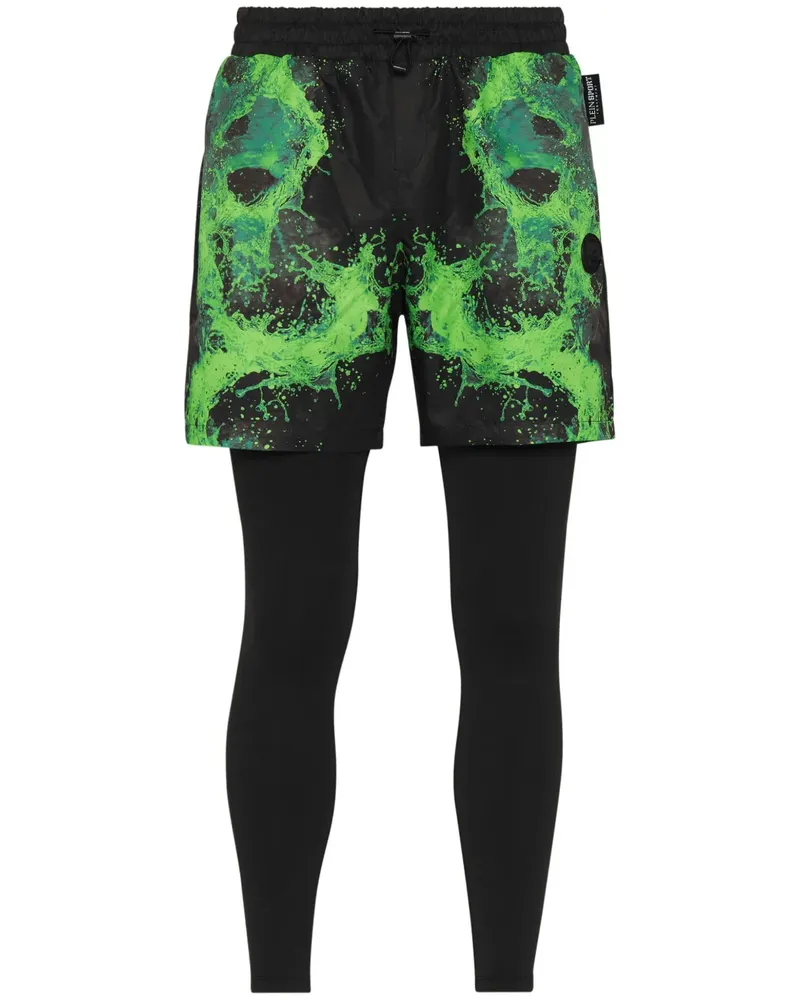 Philipp Plein Splash Extreme Leggings - Schwarz Schwarz