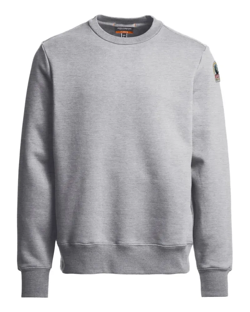 Parajumpers K2 Sweatshirt mit rundem Ausschnitt und Logo-Patch - Grau Grau